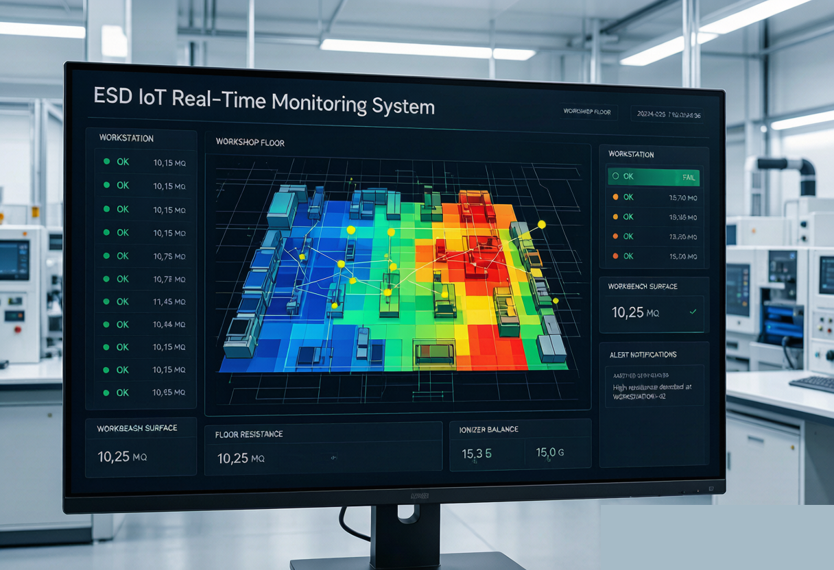 ESD IoT Real-Time Monitoring System Thermal Dashboard